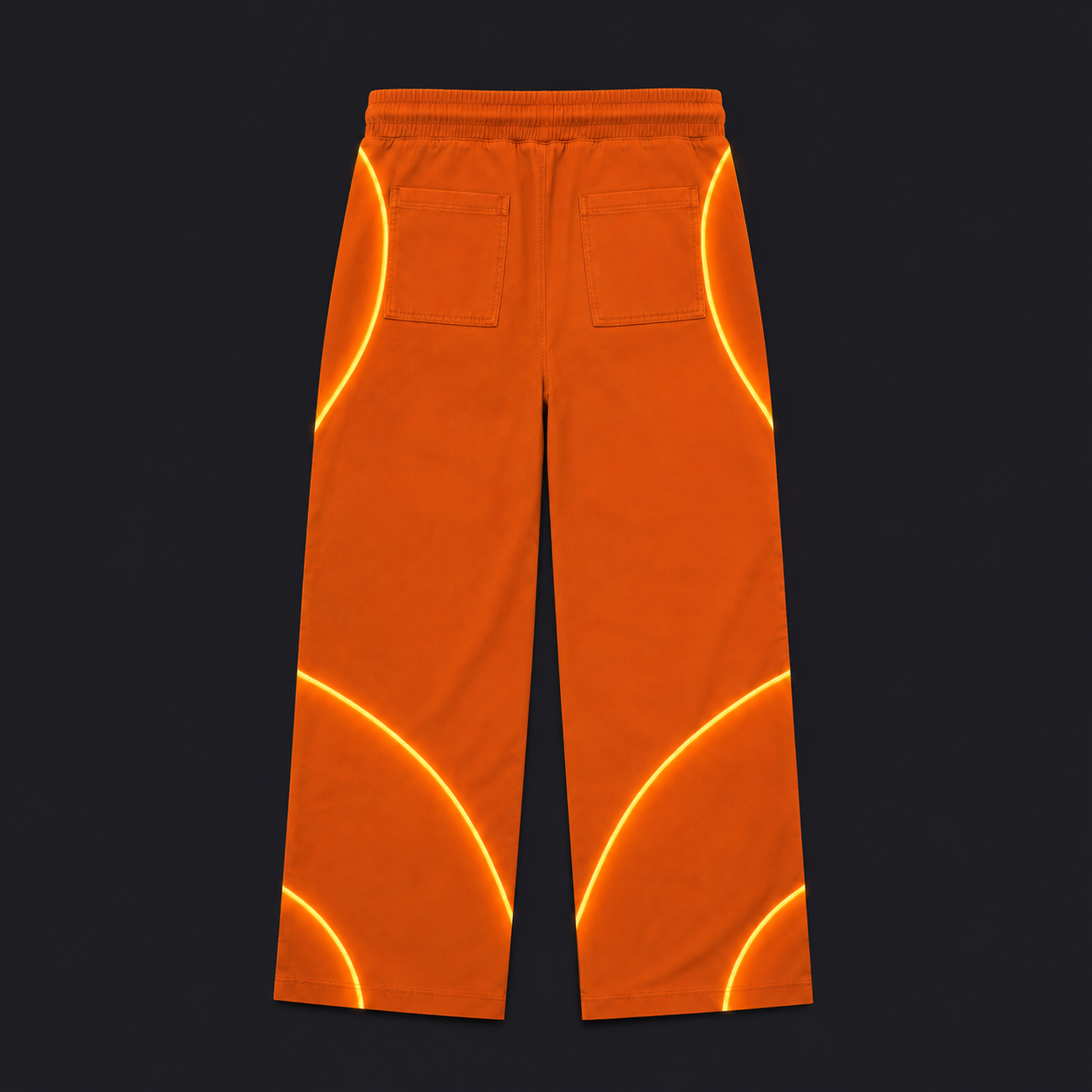 Neo | Orange Windbreaker Pants